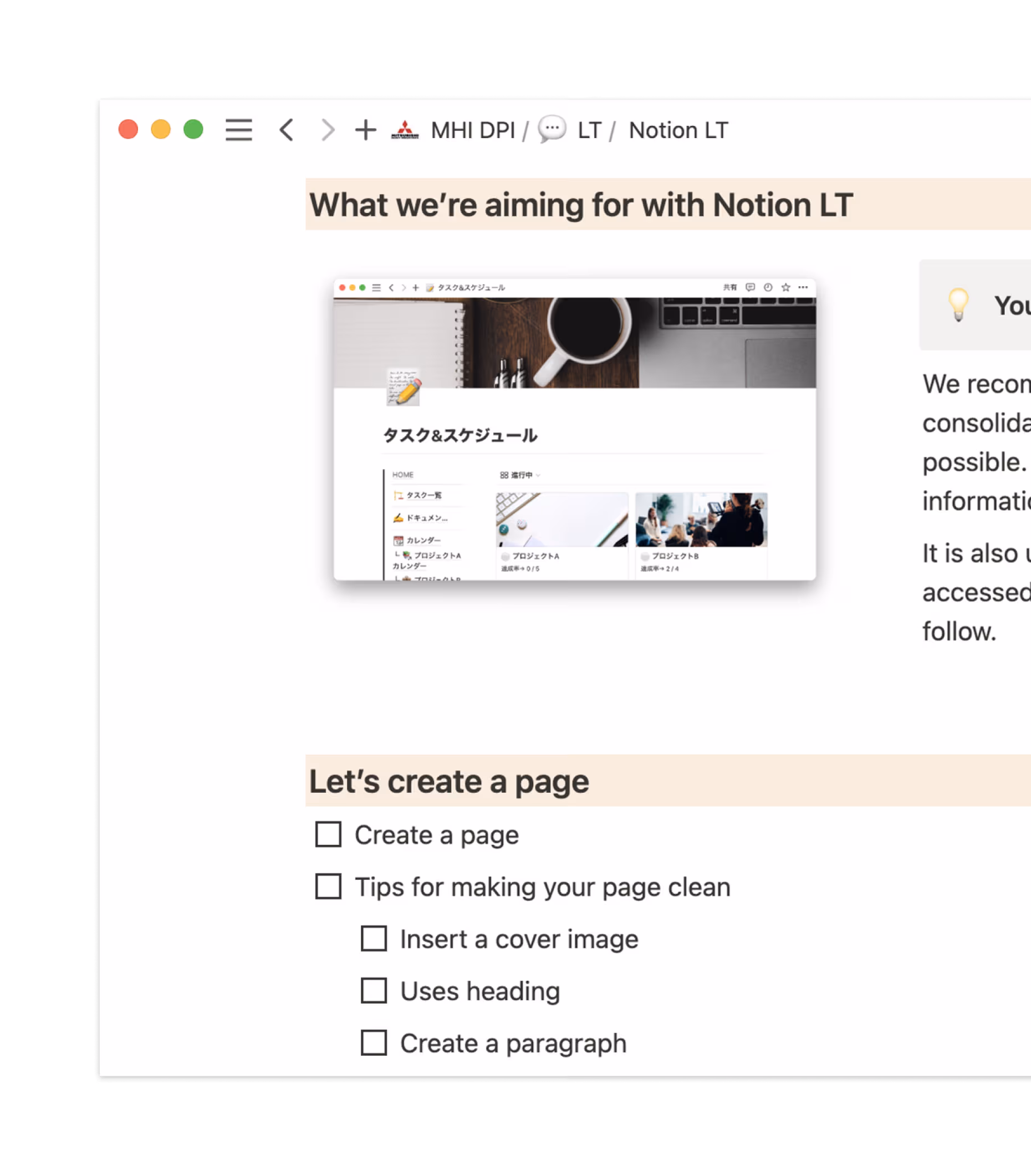 Lightning Talks on Notion were introduced to increase engagement within the department.