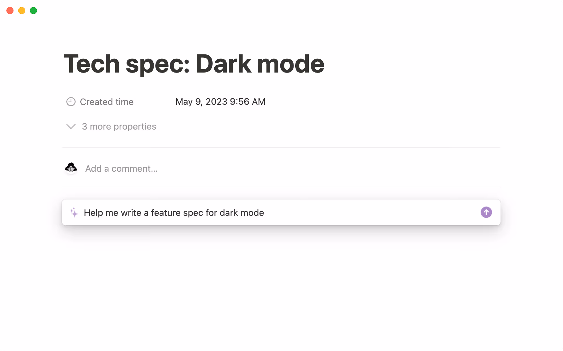 Product AI hero screenshot